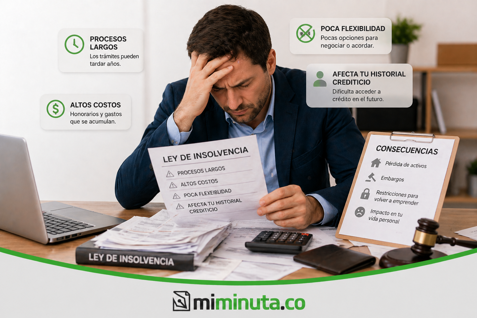 En este momento estás viendo ¿ QUÉ ES LO MALO DE LA LEY DE INSOLVENCIA ?